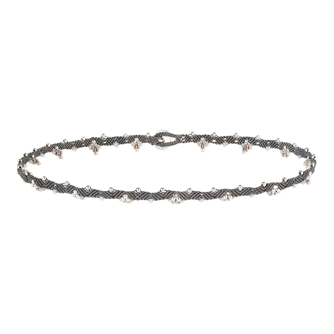 Choker SHISHI with aquamarine