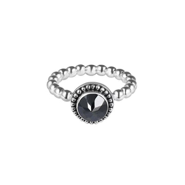 Ring KAT with black spinel