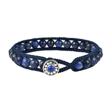 Bracelet JUPITER with sodalite