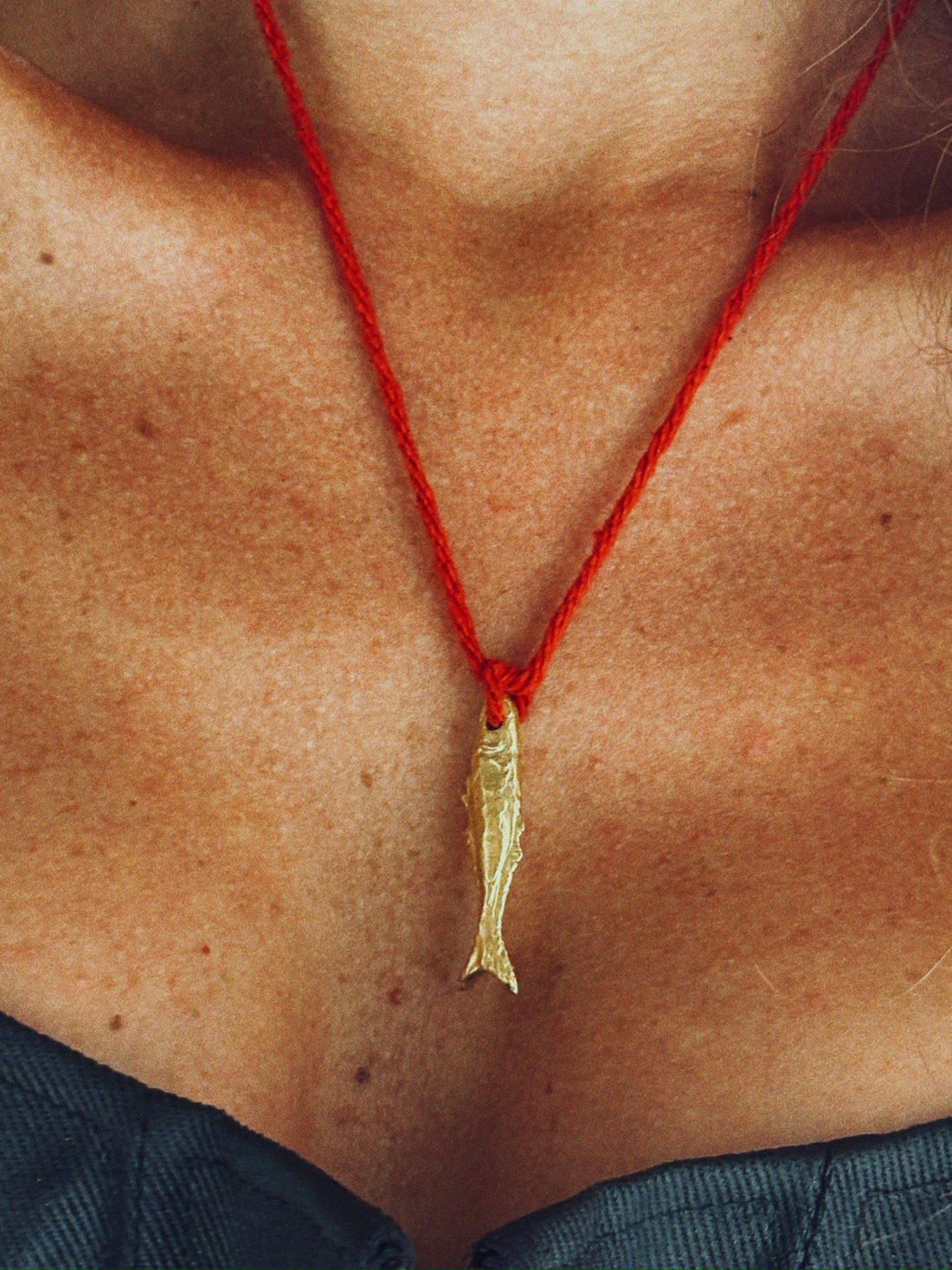 Necklace OONA AMULET Silver Goldplated