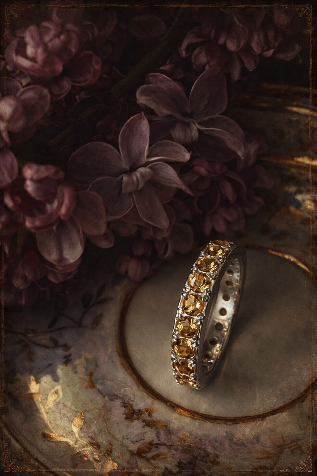 Ring CITRIN Silver