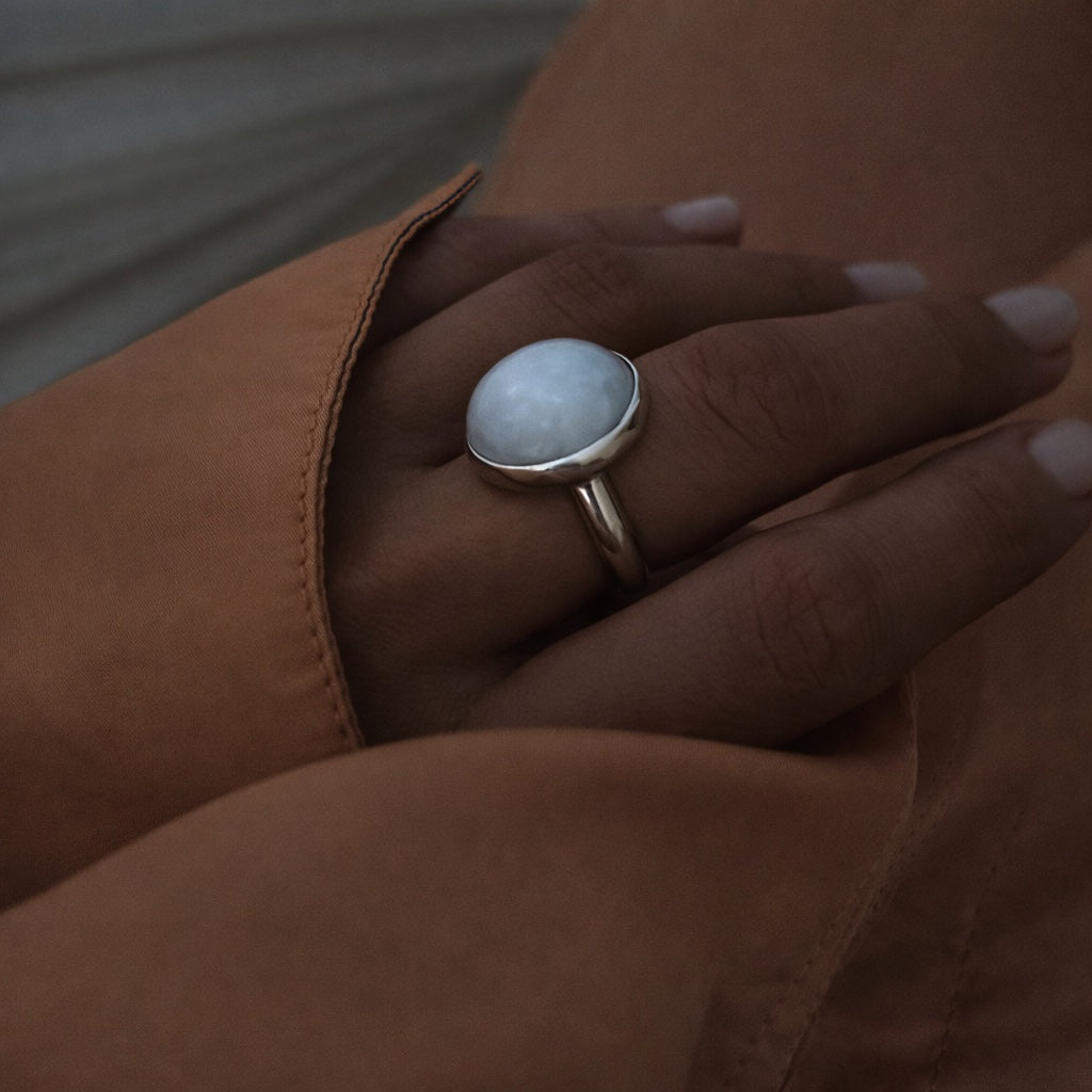 Ring MOON STONE SILVER