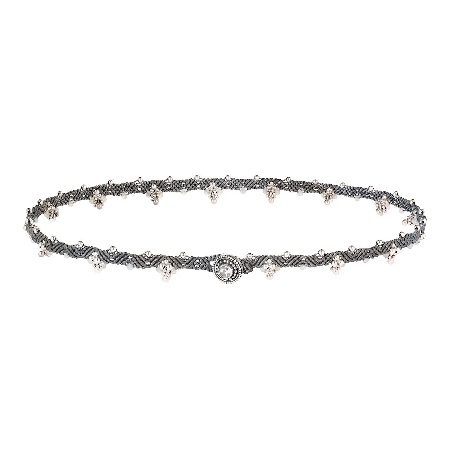 Choker SHISHI with aquamarine