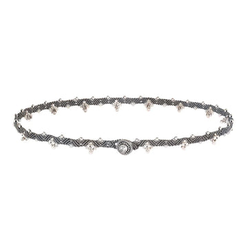 Choker SHISHI with aquamarine