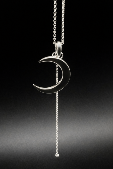 Necklace THE MOON Silver