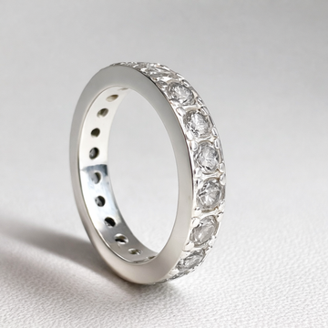 Ring WHITE TOPAZ Silver