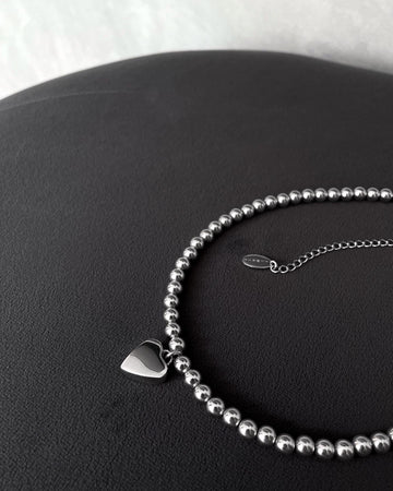 Necklace CHOKER SILVER LOVE Silver
