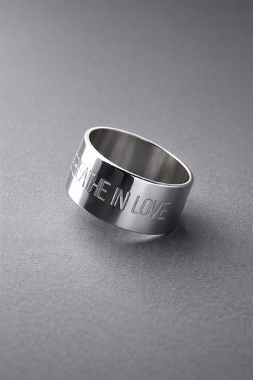 Ring BREATHE IN LOVE Silver