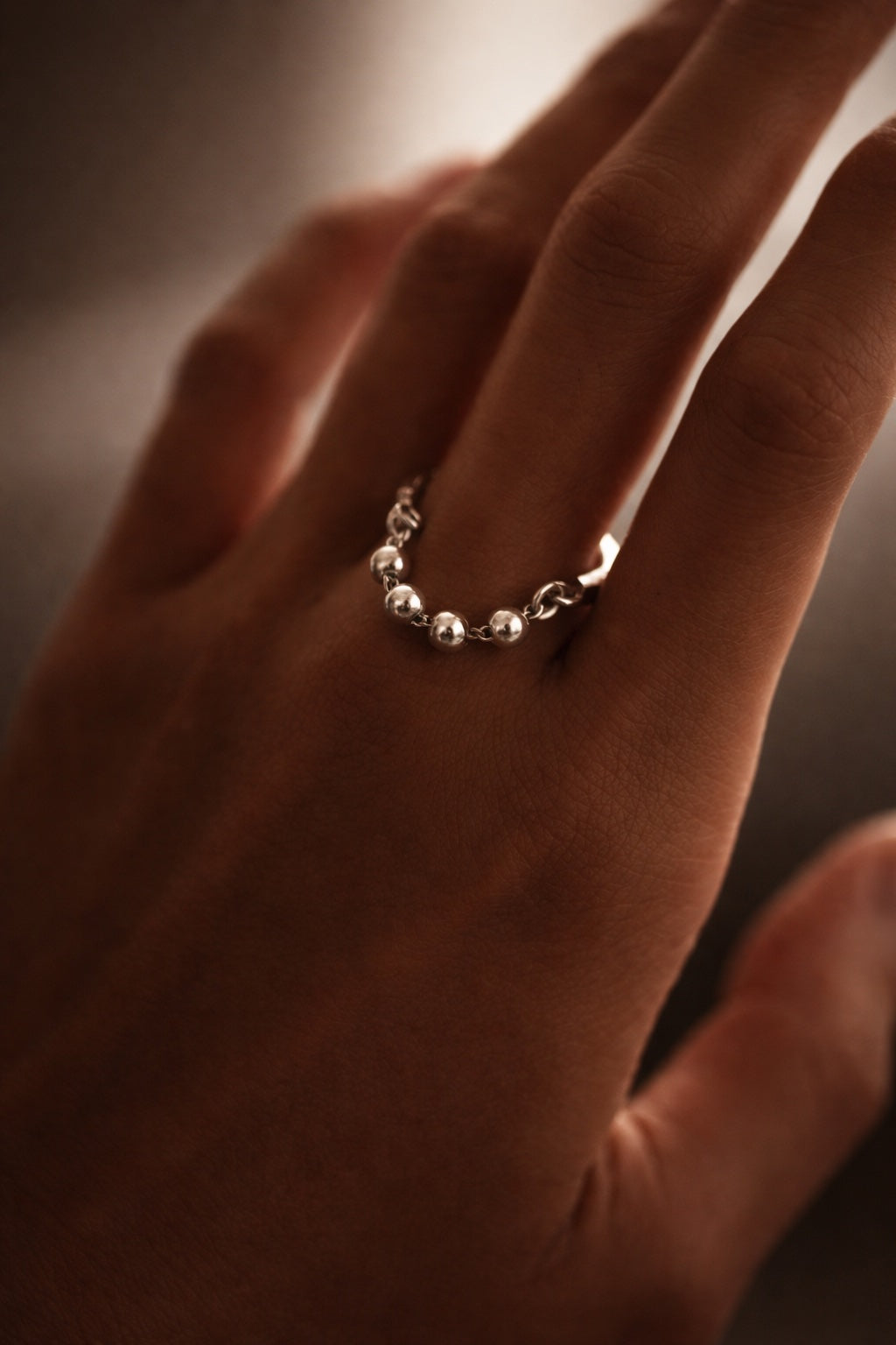Ring BEADS Silver