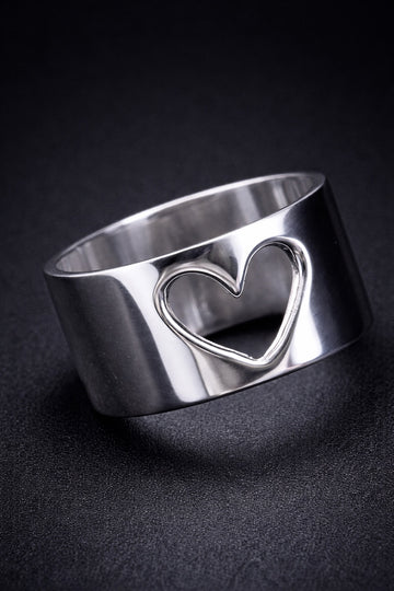 Ring OPEN HEART ELEMENTS Silver