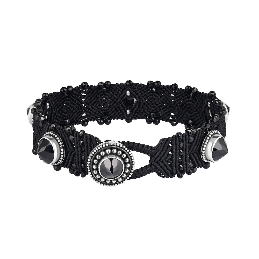 Bracelet KAT with black spinel
