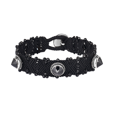 Bracelet KAT with black spinel