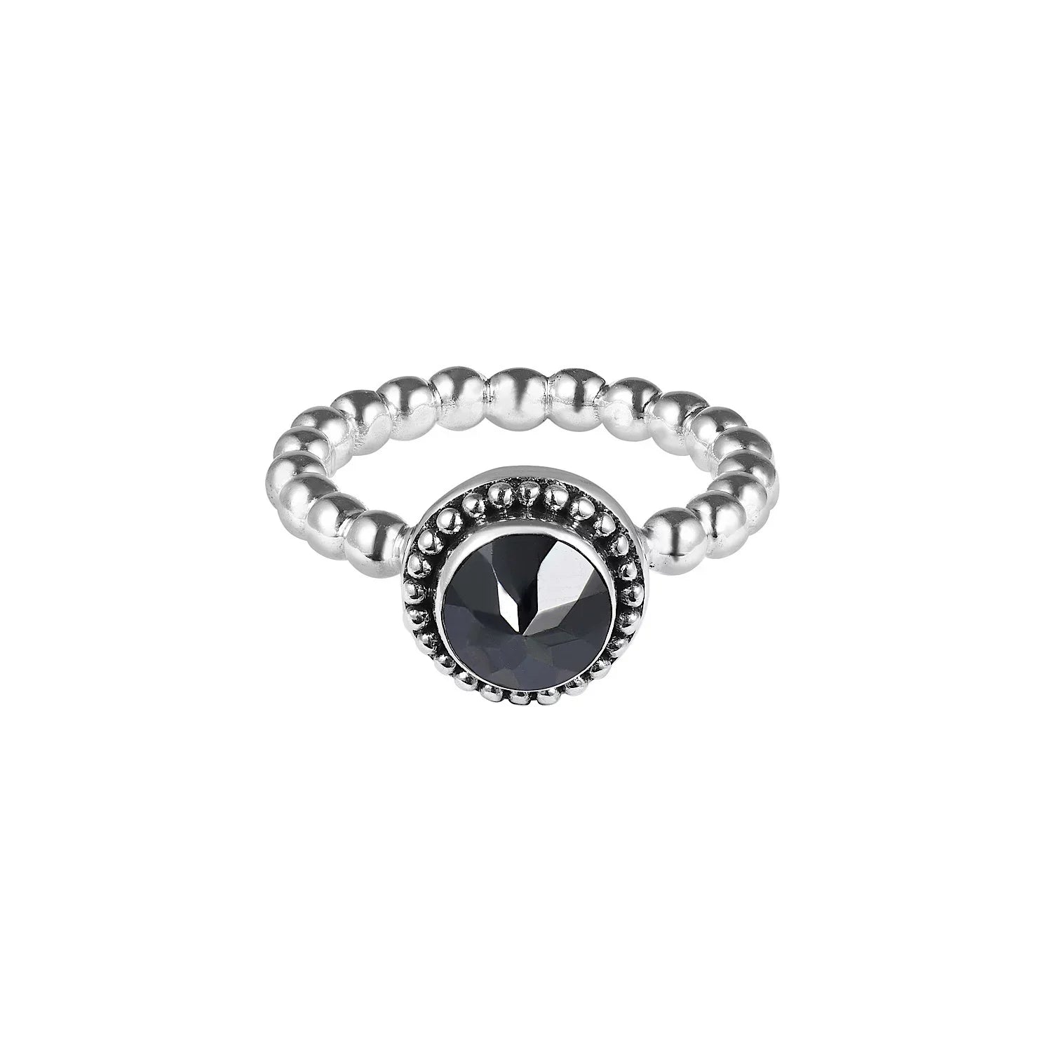 Ring KAT with black spinel