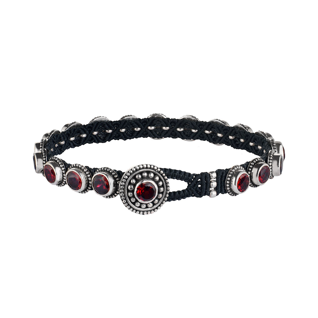 Bracelet LILI with garnet