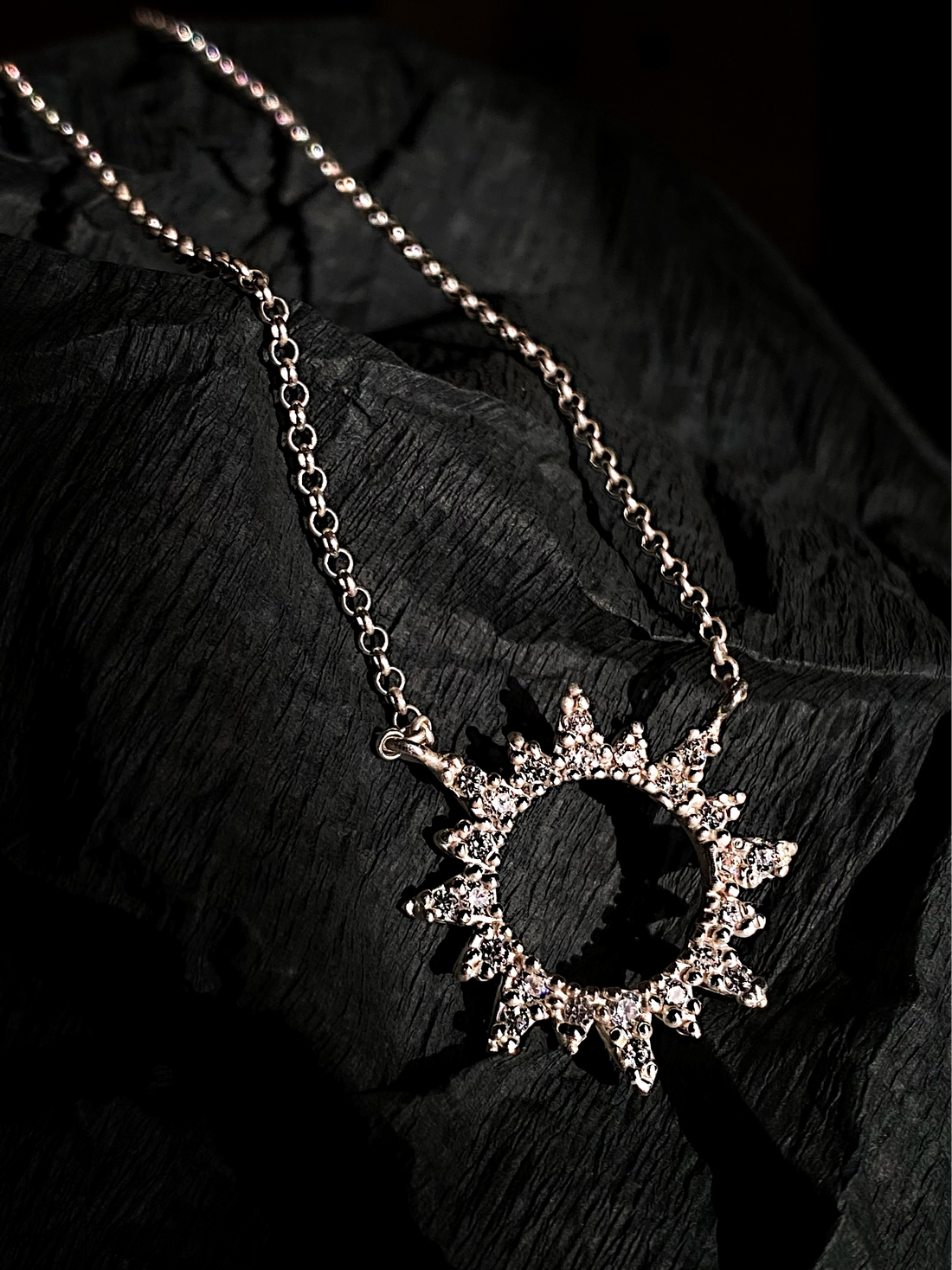 Necklace SMALL SUN Silver