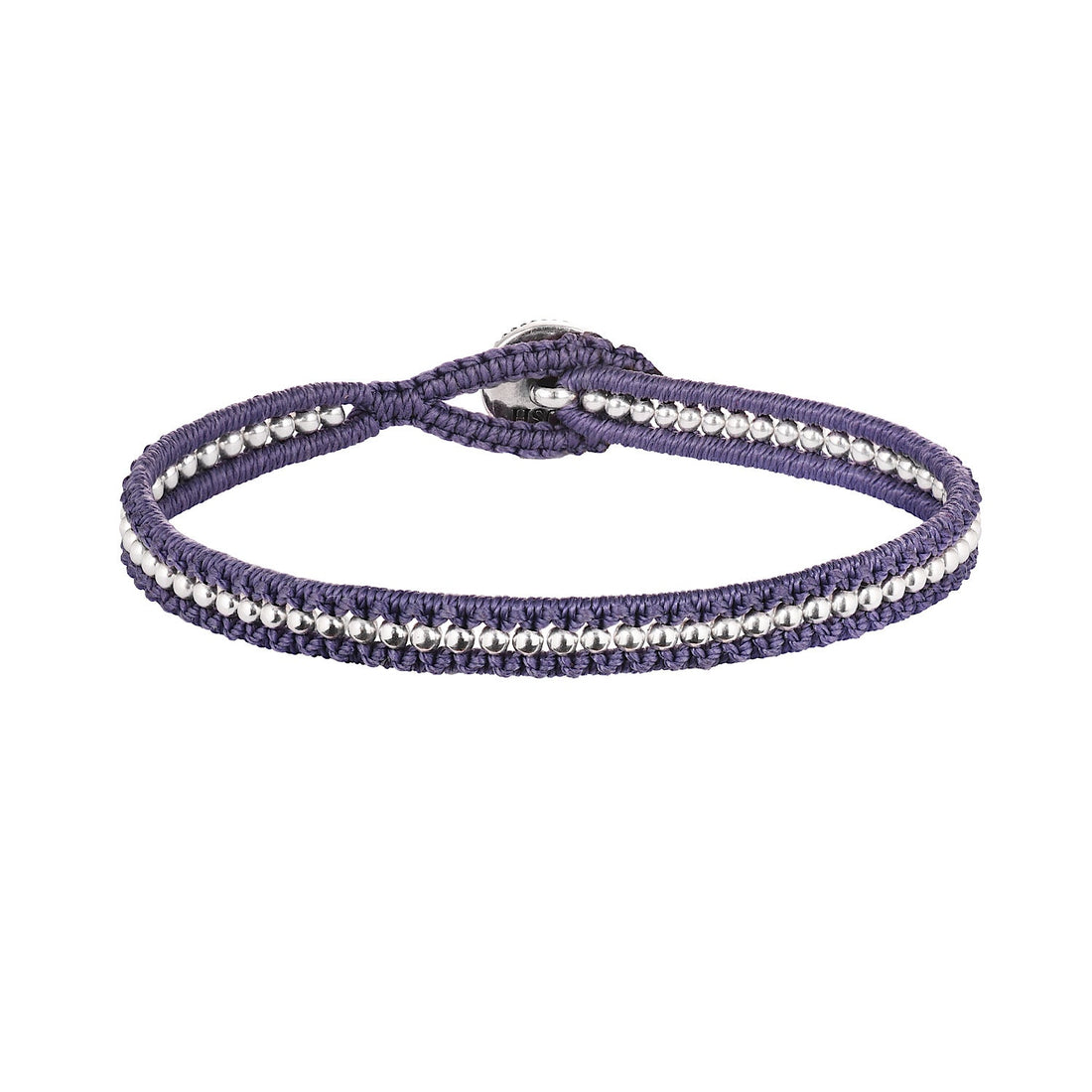 Bracelet MOSCOW with silver beads and iolite