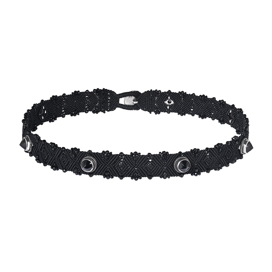 Choker KAT with black spinel