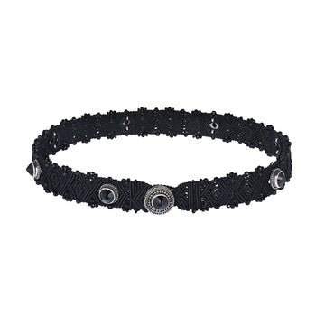 Choker KAT with black spinel
