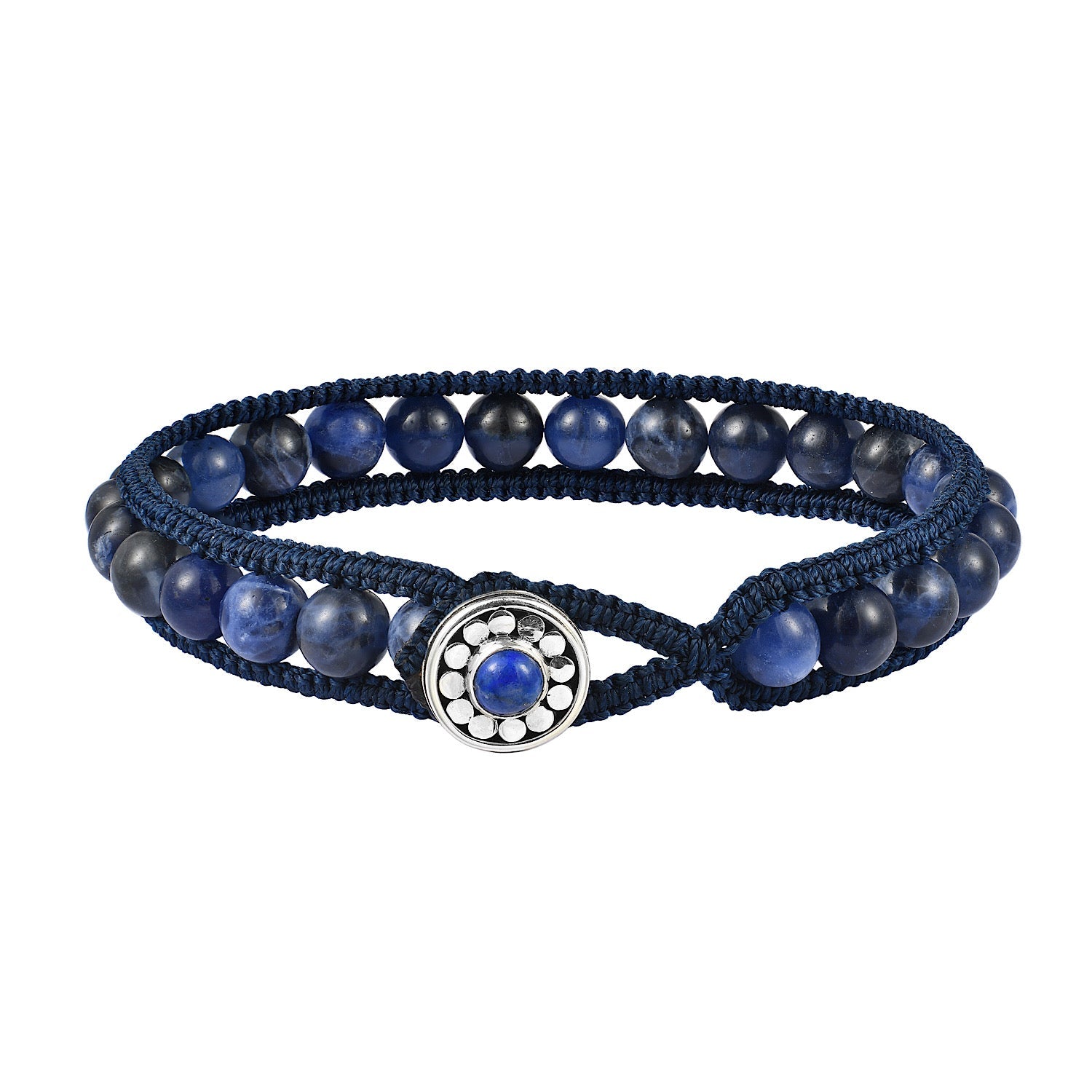 Bracelet JUPITER with sodalite