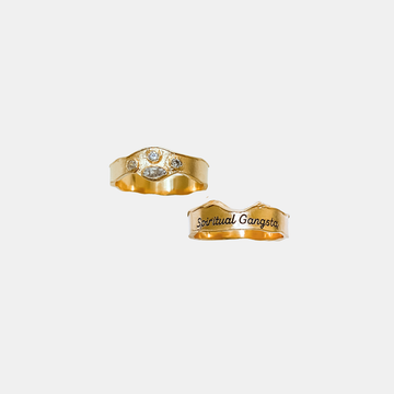 Ring SPIRITUAL GANGSTA Goldplated