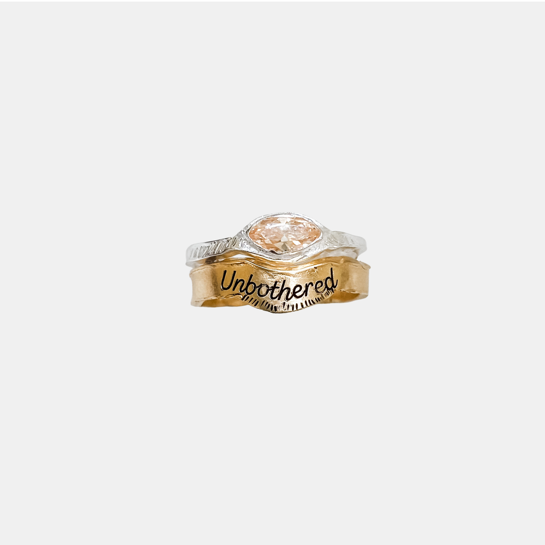 Ring UNBOTHERED Goldplated