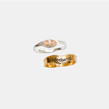 Ring UNBOTHERED Goldplated