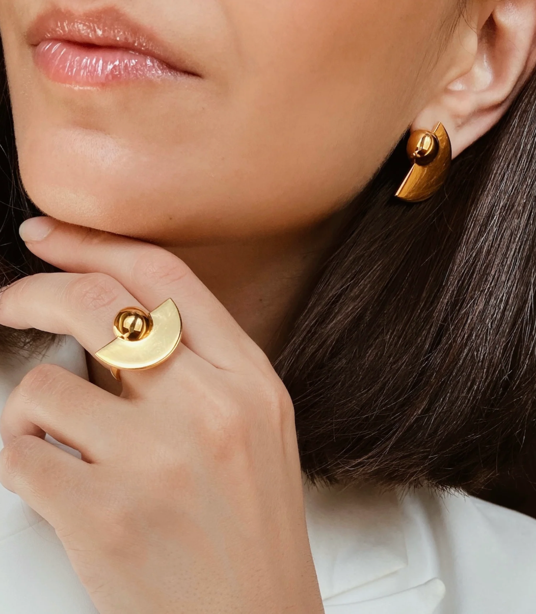 Earrings AMELIA Goldplated