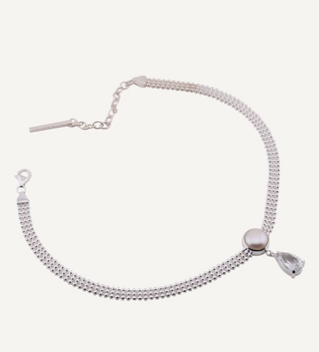 Choker FIRENA Silver