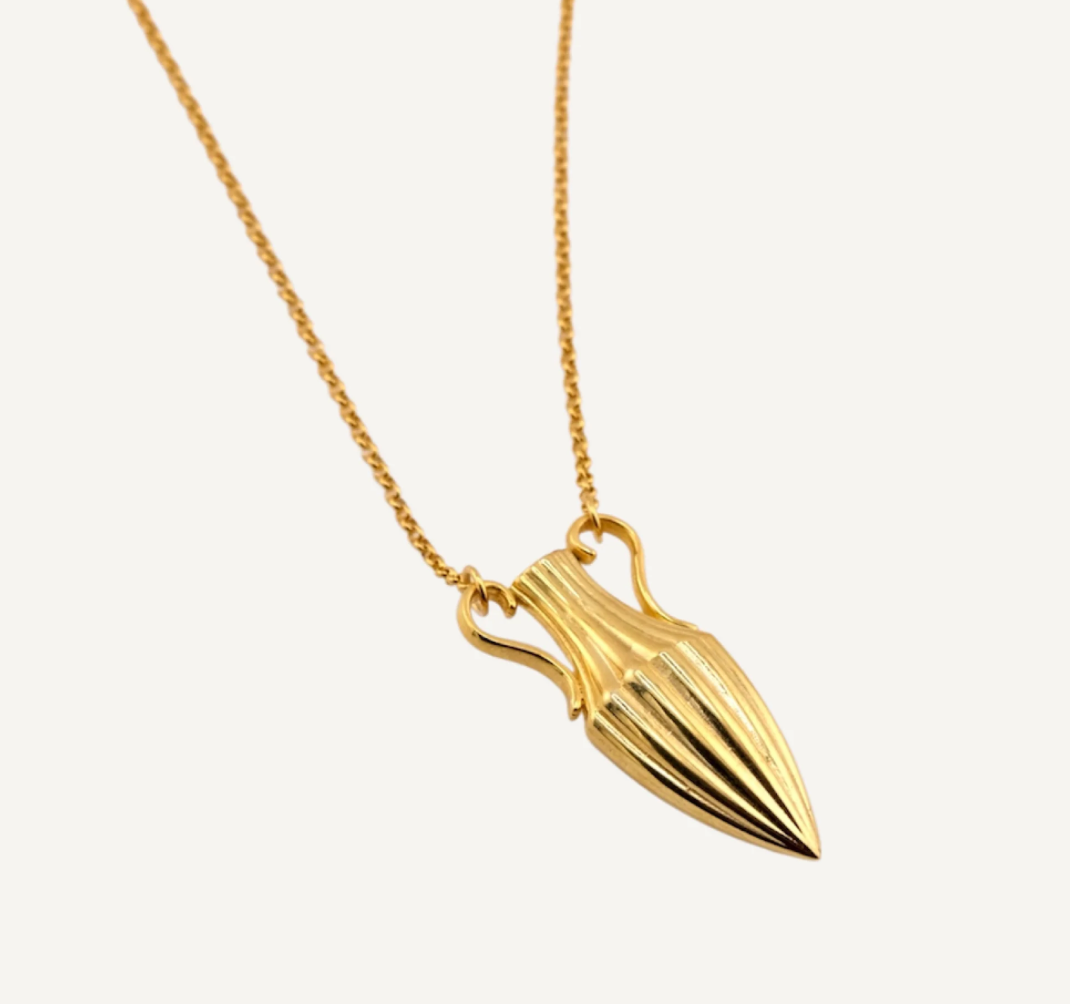 Necklace AUGUSTA Goldplated and Silver Chain