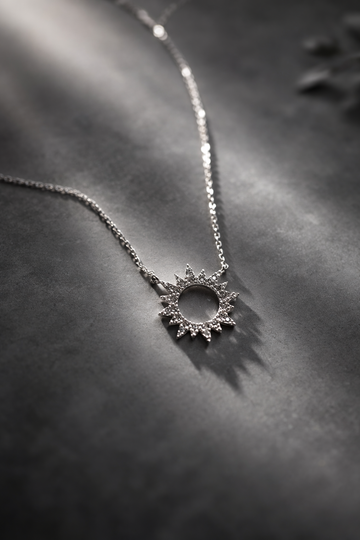 Necklace SMALL SUN Silver