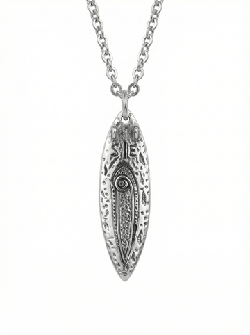 Necklace SMALL SURF ON CHAIN Silver